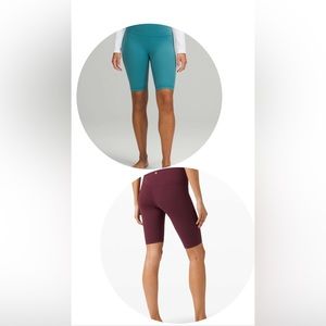 2 Pair - Lululemon Align Super High Rise Shorts - 10” (SIZE 8) - WORN ONCE